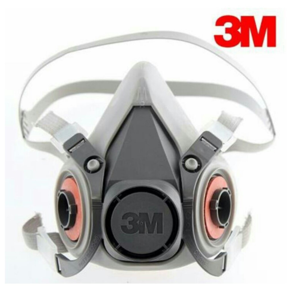 RESPIRADOR MEDIA CARA DOBLE VIA 6200 - MARCA 3M